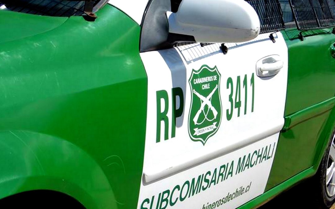 Detienen a tres sujetos que intentaron robar vehiculo usando arma de fuego en Machali