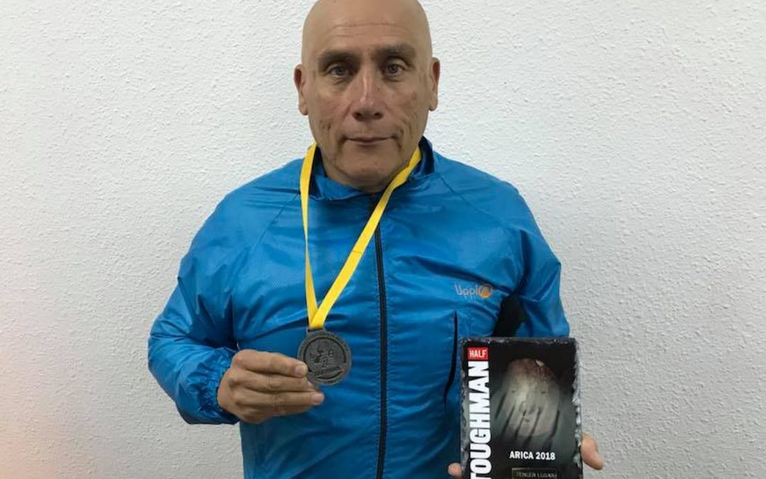 Triatleta machalino otra vez se subió al podio de los triunfadores