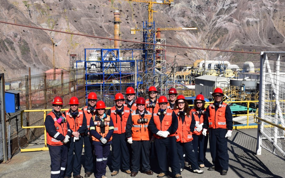 Autoridades conocieron en terreno los avances para el cumplimiento de la Norma de Emisión en la Fundición Caletones de Codelco