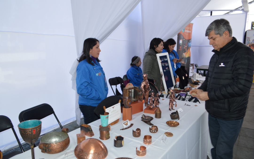 Artesanos de la Escuela de Orfebres presentes en ExpoCobre Machali 2018