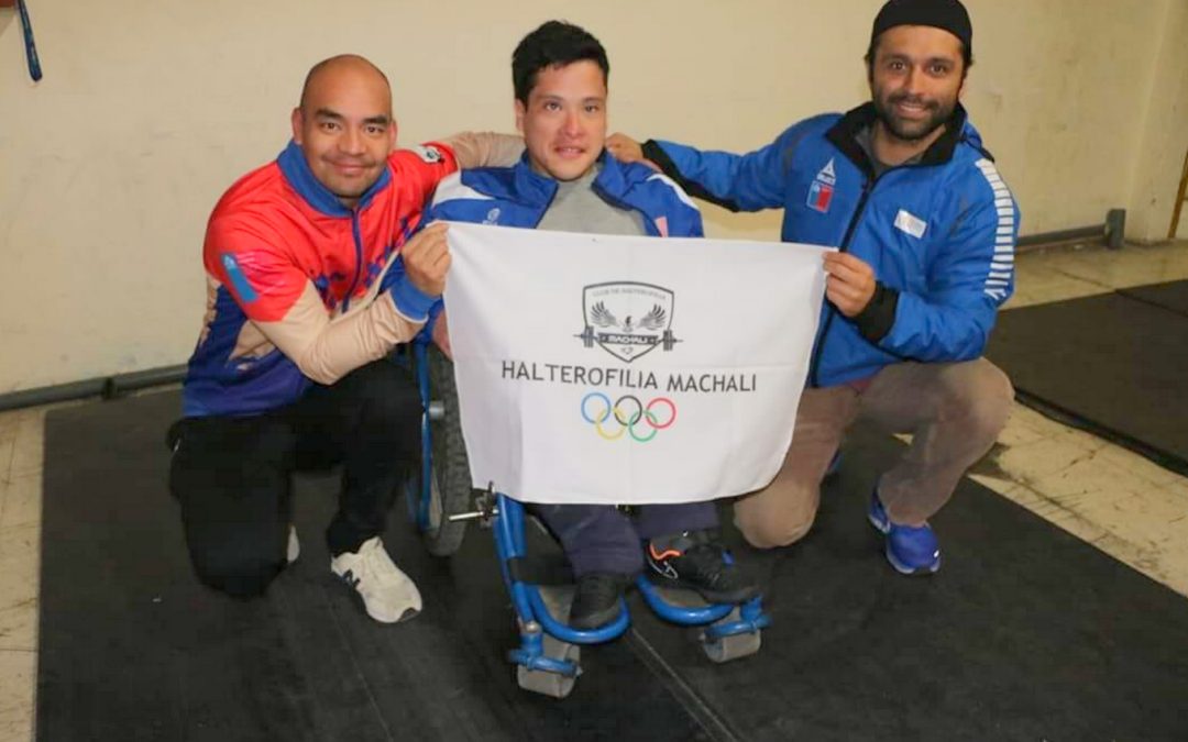 Pesista machalino convocado a la selección chilena para participar en campeonato de Para Powerlifting