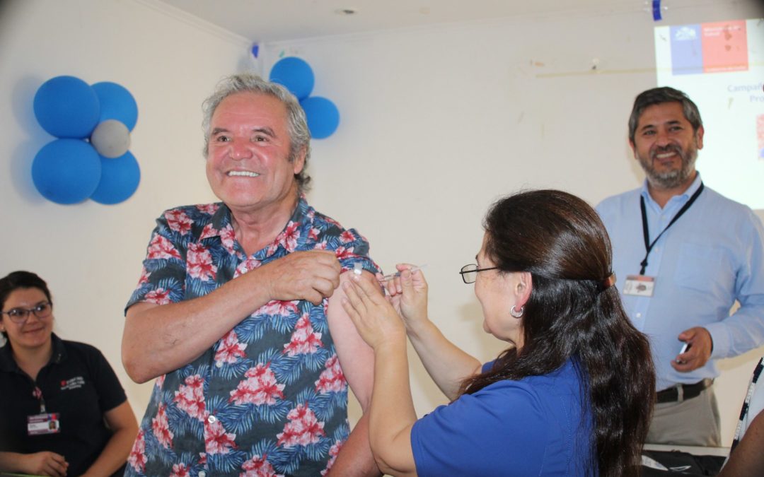 Comienza campaña de vacunación contra la influenza en Machalí