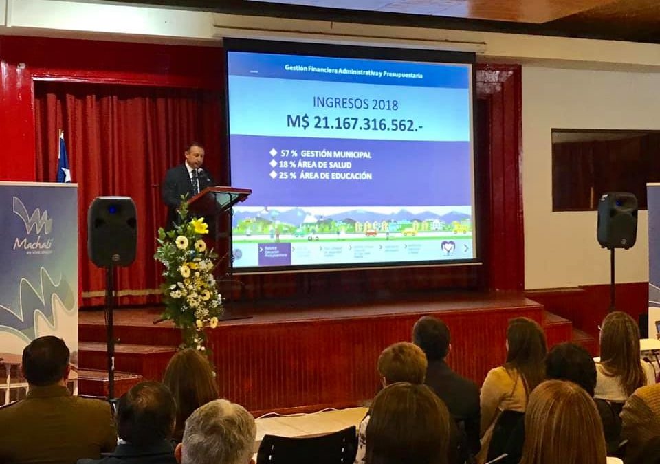 Alcalde de Machalí presentó cuenta pública 2018