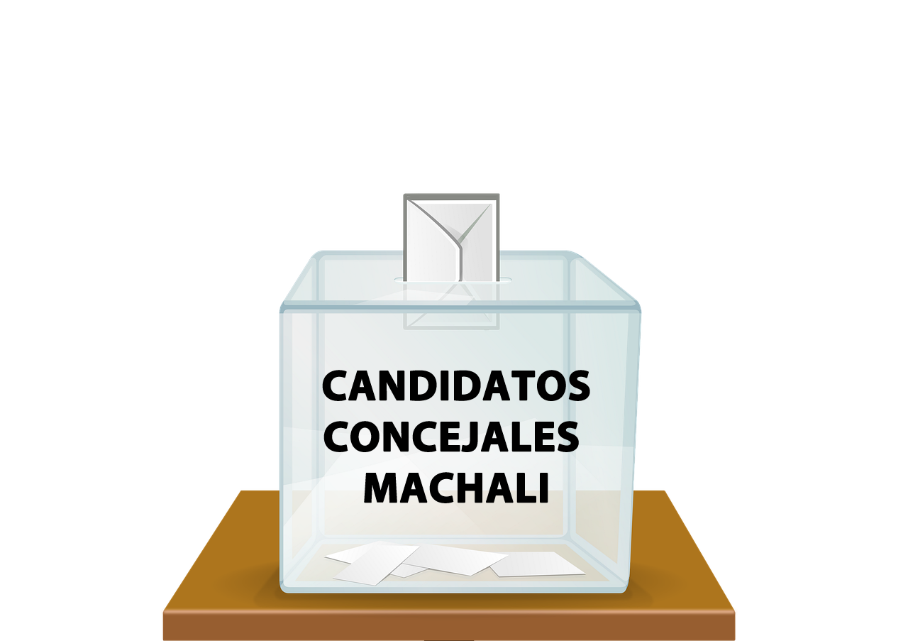 Listado de Candidaturas aceptadas para Concejales de Machalí