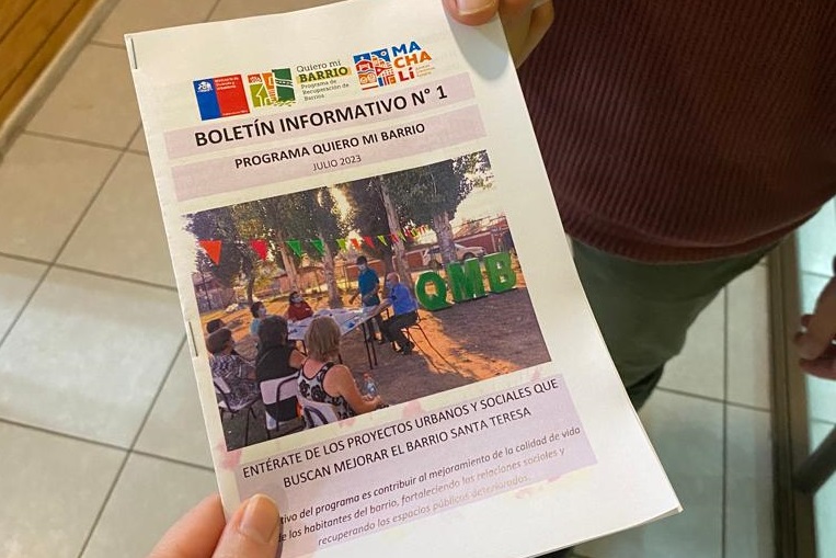 Familias de Santa Teresa de Machalí se informan sobre el avance del Programa Quiero Mi Barrio